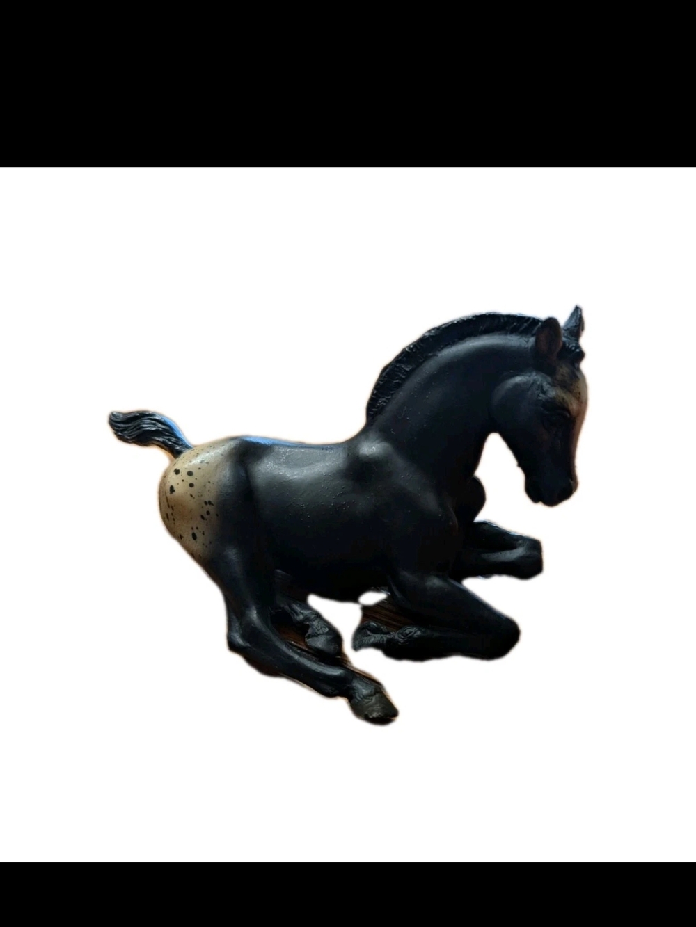 Breyer Vintage  #165 Lying Laying Down Foal Black Appaloosa Traditional RARE